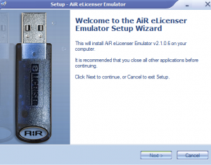 air elicenser emulator setup